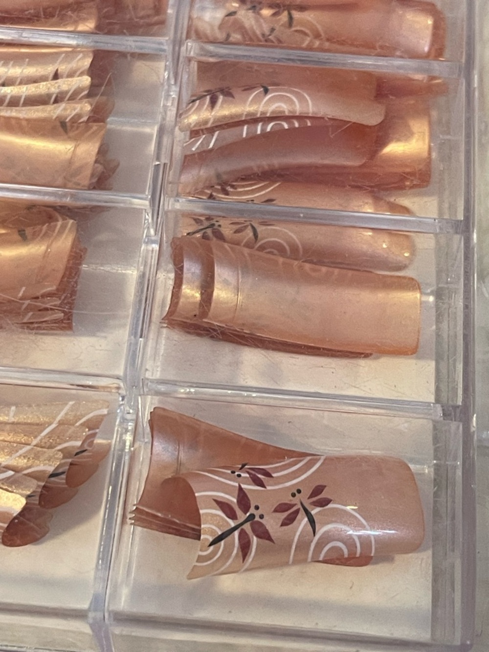 Vintage 2000’s Press-On Nail Tips for Women